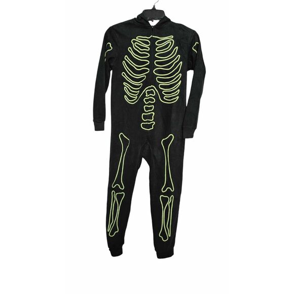 Halloween Costume Pajama One Piece Kids Size M Glow in the Dark NWT - Picture 2 of 5